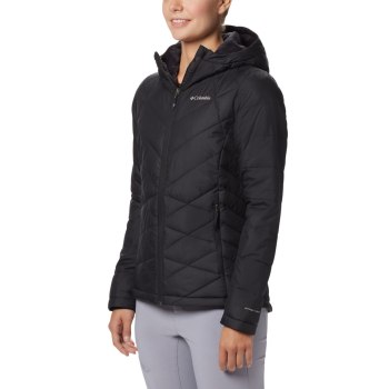 Columbia Heavenly Hooded, Chamarras Negros Para Mujer | 634701-JYL